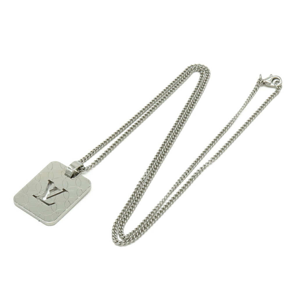 LOUIS VUITTON Silver Necklace - Picture 3 of 7